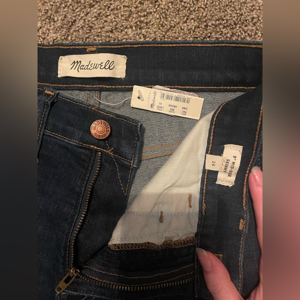 Madewell jeans 24 NWT